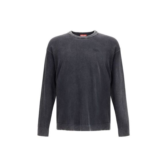 Diesel Gray Cotton Men's Sweatshirt